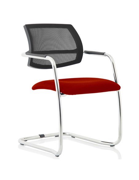 Dynamic Swift Cantilever Visitor Chair Bespoke Colour Ginseng Chilli KCUP1629 - pic 80750 | FastDaddyshop
