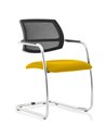 Dynamic Swift Cantilever Visitor Chair Bespoke Colour Senna Yellow KCUP1632