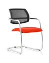 Dynamic Swift Cantilever Visitor Chair Bespoke Colour Tabasco Orange KCUP1634