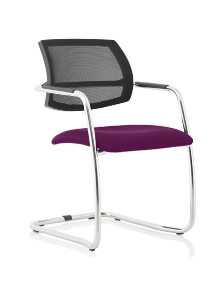 Dynamic Swift Cantilever Visitor Chair Bespoke Colour Tansy Purple KCUP1635 - pic 80780 | FastDaddyshop