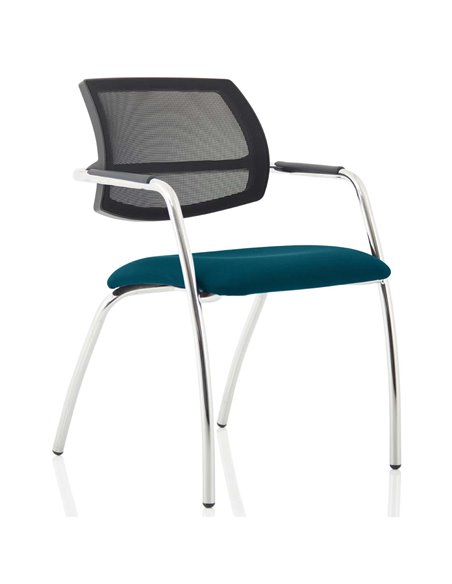 Dynamic Swift Visitor Chair (Straight Leg) Bespoke Colour Maringa Teal KCUP1638 - pic 80819 | FastDaddyshop