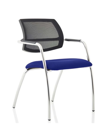 Dynamic Swift Visitor Chair (Straight Leg) Bespoke Colour Stevia Blue KCUP1641 - pic 80843 | FastDaddyshop