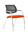 Dynamic Swift Visitor Chair (Straight Leg) Bespoke Colour Tabasco Orange KCUP1642