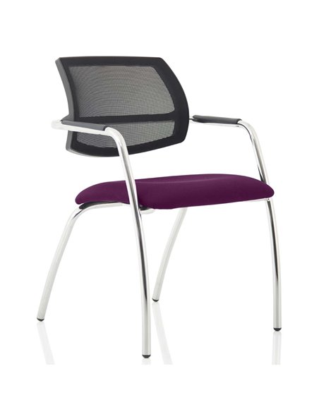 Dynamic Swift Visitor Chair (Straight Leg) Bespoke Colour Tansy Purple KCUP1643 - pic 80859 | FastDaddyshop