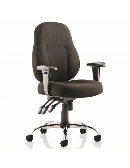 Dynamic Storm Task Operator Chair Black Fabric With Arms OP000127 - pic 80867 | FastDaddyshop