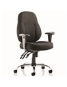 Dynamic Storm Task Operator Chair Black Fabric With Arms OP000127