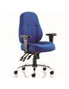 Dynamic Storm Task Operator Chair Blue Fabric With Arms OP000128