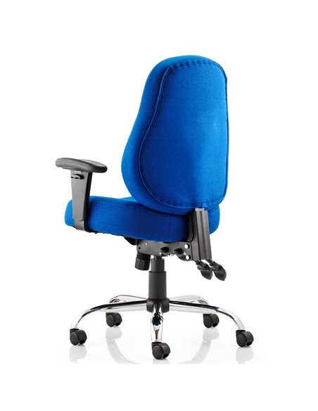 Dynamic Storm Task Operator Chair Blue Fabric With Arms OP000128 - pic 80871 | FastDaddyshop