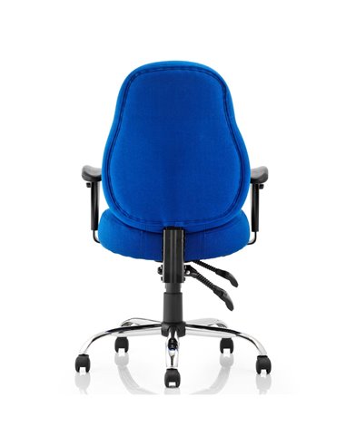 Dynamic Storm Task Operator Chair Blue Fabric With Arms OP000128