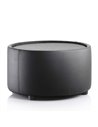Dynamic Neo Reception Round Table Black Leather BR000096