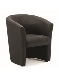 Dynamic Neo Visitor Chair Single Tub Black Fabric BR000099