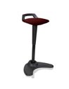 Dynamic Spry Office Stool Black Frame Bespoke Colour Seat Ginseng Chilli KCUP1203
