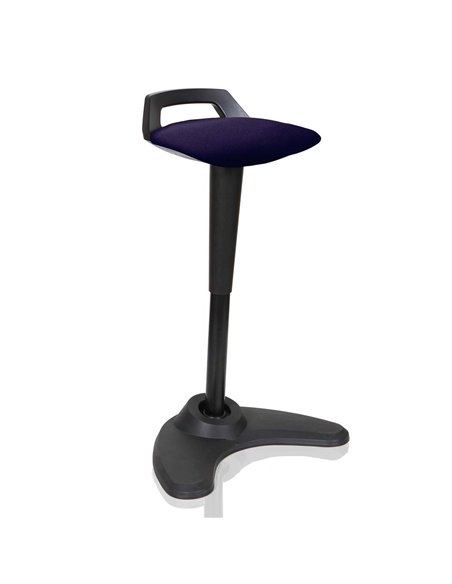 Dynamic Spry Office Stool Black Frame Bespoke Colour Seat Tansy Purple KCUP1206 - pic 80907 | FastDaddyshop