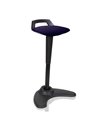 Dynamic Spry Office Stool Black Frame Bespoke Colour Seat Tansy Purple KCUP1206