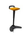 Dynamic Spry Office Stool Black Frame Bespoke Colour Seat Senna Yellow KCUP1208