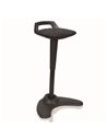 Dynamic Spry Office Stool Black Frame Black Fabric OP000220