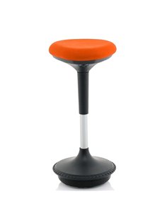 Dynamic Sitall Deluxe Posture Office Stool Mandarin Fabric Seat BR000213