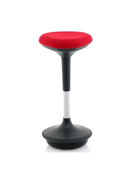 Dynamic Sitall Deluxe Posture Office Stool Red Fabric Seat BR000215 - pic 80941 | FastDaddyshop