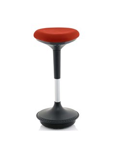 Dynamic Sitall Deluxe Posture Office Stool Bespoke Colour Ginseng Chilli KCUP1549