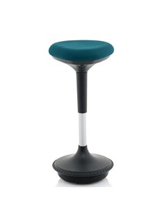 Dynamic Sitall Deluxe Posture Office Stool Bespoke Colour Maringa Teal KCUP1550