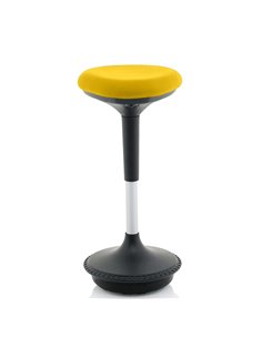 Dynamic Sitall Deluxe Posture Office Stool Bespoke Colour Senna Yellow KCUP1552