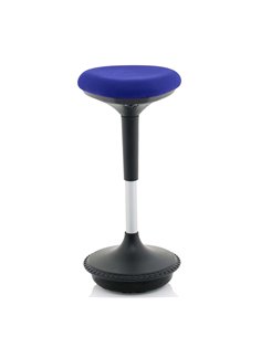 Dynamic Sitall Deluxe Posture Office Stool Bespoke Colour Stevia Blue KCUP1553