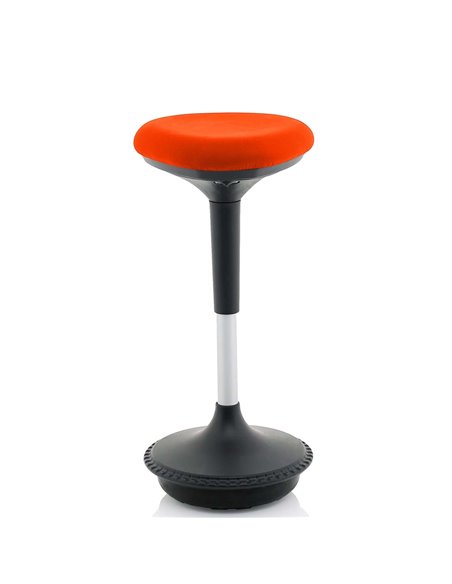 Dynamic Sitall Deluxe Posture Office Stool Bespoke Colour Tabasco Orange KCUP1554 - pic 80973 | FastDaddyshop