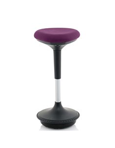 Dynamic Sitall Deluxe Posture Office Stool Bespoke Colour Tansy Purple KCUP1555