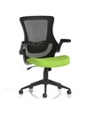 Dynamic Orbit Black Mesh Back Office Chair Bespoke Colour Seat Myrrh Green KCUP2138