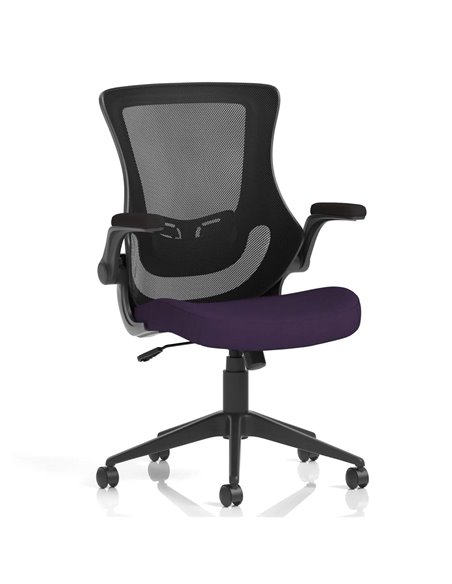 Dynamic Orbit Black Mesh Back Office Chair Bespoke Colour Seat Tansy Purple KCUP2144 - pic 81134 | FastDaddyshop