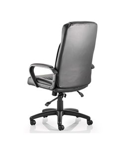 Dynamic Plaza Executive Office Chair Black Soft Bonded Leather With Arms EX000052 2