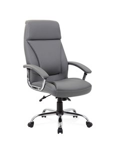 Dynamic Penza Executive Grey Leather Office Chair EX000195