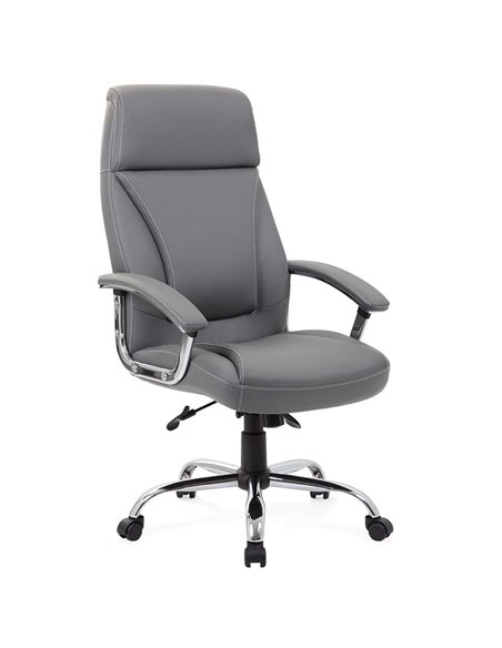 Dynamic Penza Executive Grey Leather Office Chair EX000195 - pic 81160 | FastDaddyshop