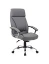 Dynamic Penza Executive Grey Leather Office Chair EX000195