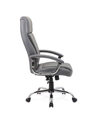 Dynamic Penza Executive Grey Leather Office Chair EX000195