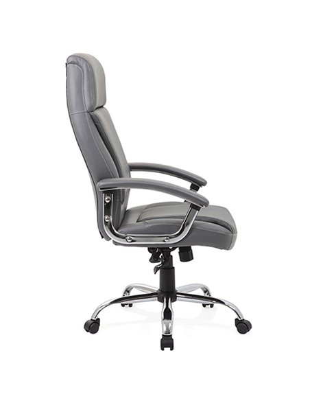 Dynamic Penza Executive Grey Leather Office Chair EX000195 - pic 81163 | FastDaddyshop
