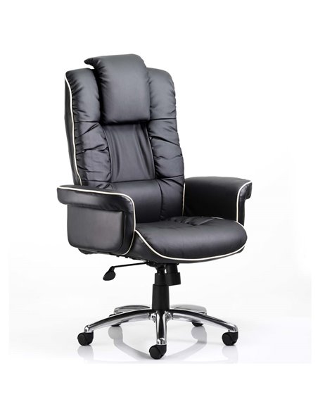 Dynamic Chelsea Executive Office Chair Black Soft Bonded Leather With Arms EX000001 - pic 81167 | FastDaddyshop