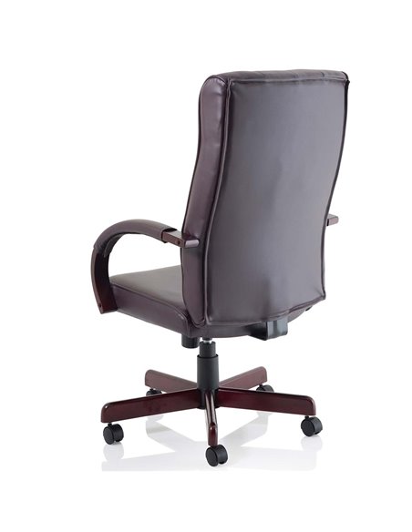 Dynamic Chesterfield Executive Office Chair Burgundy Leather With Arms EX000004 - pic 81184 | FastDaddyshop