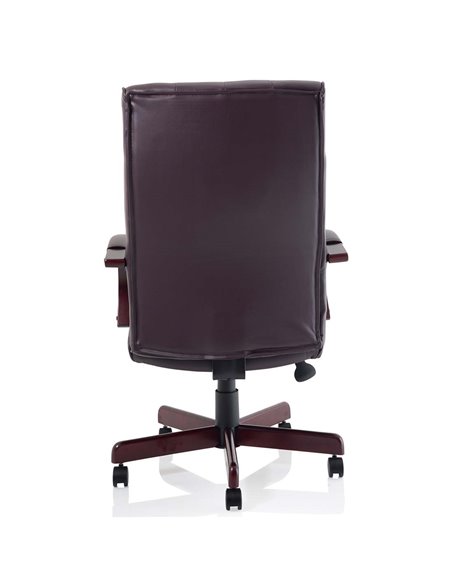 Dynamic Chesterfield Executive Office Chair Burgundy Leather With Arms EX000004 - pic 81185 | FastDaddyshop