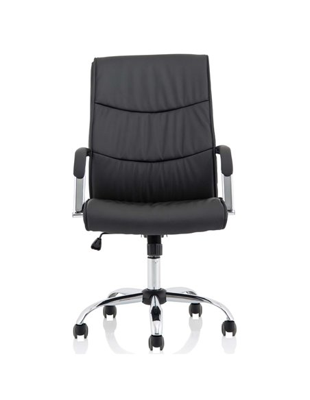 Dynamic Carter Black Luxury Faux Leather Office Chair With Arms EX000148 - pic 81201 | FastDaddyshop