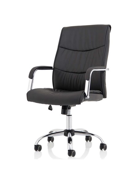 Dynamic Carter Black Luxury Faux Leather Office Chair With Arms EX000148 - pic 81202 | FastDaddyshop
