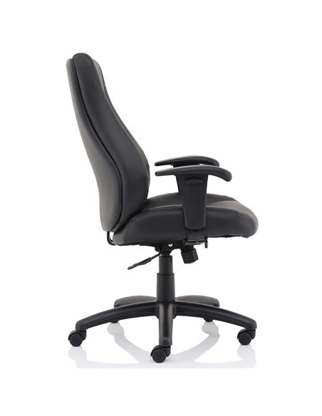 Dynamic Winsor Black Leather Office Chair No Headrest EX000212 - pic 81244 | FastDaddyshop