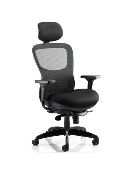 Dynamic Stealth Shadow Ergo Posture Heavy Duty Office Chair Black Airmesh Seat KC0158 - pic 81256 | FastDaddyshop