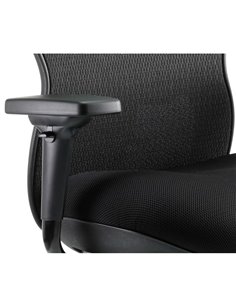 Dynamic Stealth Shadow Ergo Posture Heavy Duty Office Chair Black Airmesh Seat KC0158 2