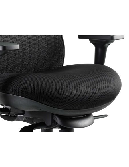 Dynamic Stealth Shadow Ergo Posture Heavy Duty Office Chair Black Airmesh Seat KC0158 - pic 81258 | FastDaddyshop