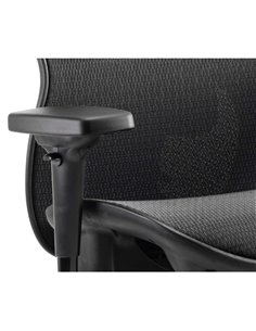 Dynamic Stealth Shadow Ergo Posture Heavy Duty Office Chair Black Mesh Seat KC0159 2
