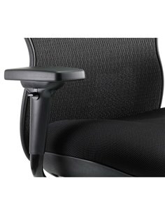 Dynamic Stealth Shadow Ergo Posture Heavy Duty Office Chair Black Airmesh Seat PO000019 2