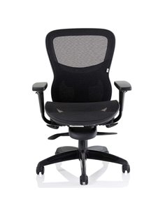 Dynamic Stealth Shadow Ergo Posture Heavy Duty Office Chair Black Mesh Seat And Back PO000021 2