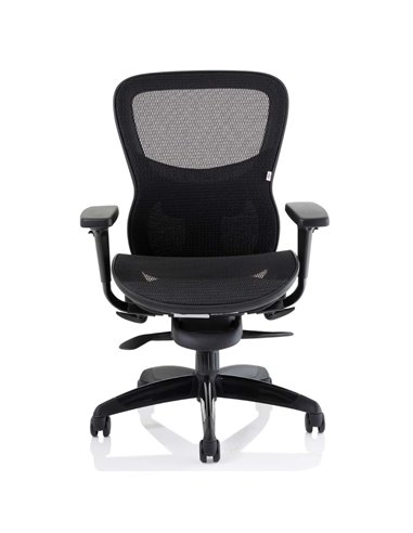 Dynamic Stealth Shadow Ergo Posture Heavy Duty Office Chair Black Mesh Seat And Back PO000021