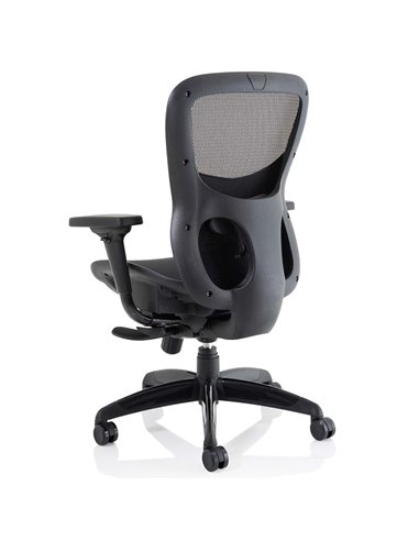 Dynamic Stealth Shadow Ergo Posture Heavy Duty Office Chair Black Mesh Seat And Back PO000021